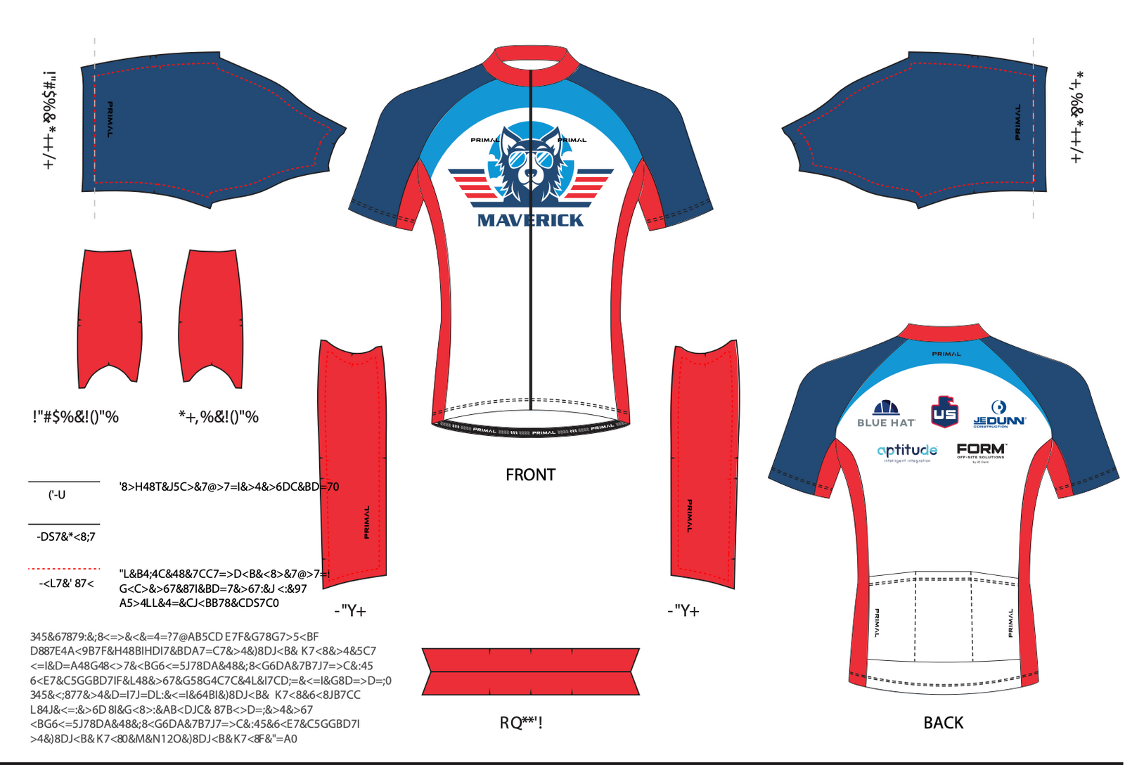 Jersey y baberos de ciclismo personalizado profesional