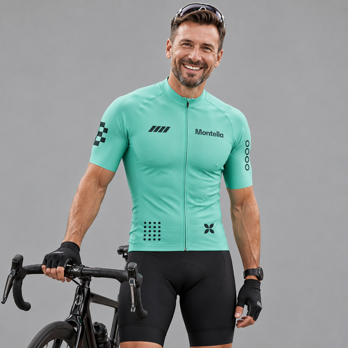 Jersey o baberos para hombres del lado azul