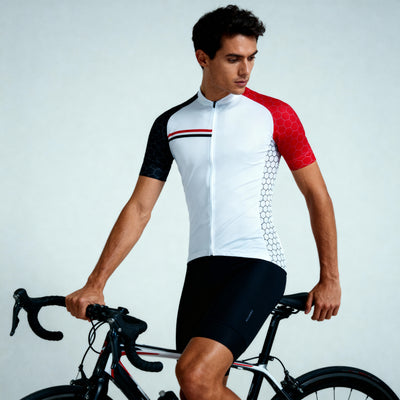 White Pro Cycling Jersey