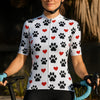 Women's Dog Paws Cycling Jersey