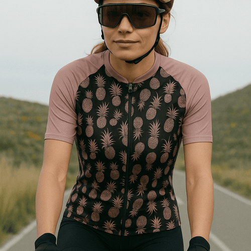Women's Pink Pineapple Cycling Jersey
