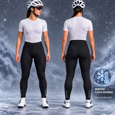 Women's Thermo Fleece Cycling Pants Tights