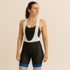 Women's Blue Detail Bib Shorts