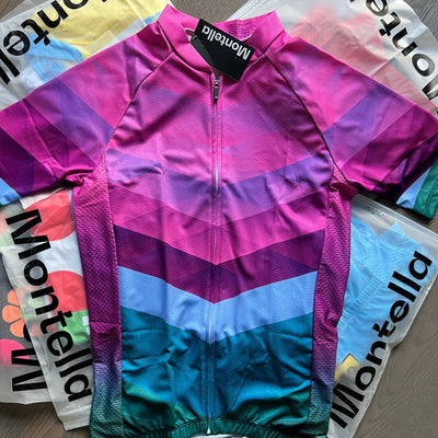 Women's Pink Patterns Cycling Jersey