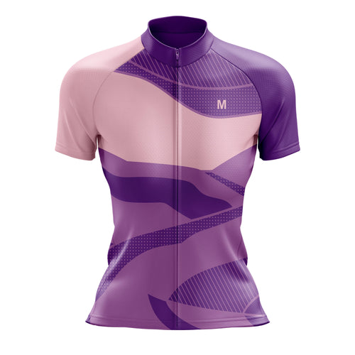 Women's Purple Cycling Jersey