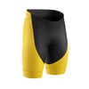 Men's Yellow Gel Padded Cycling Shorts