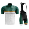 Men's White Green Cycling Jersey or Bib Shorts