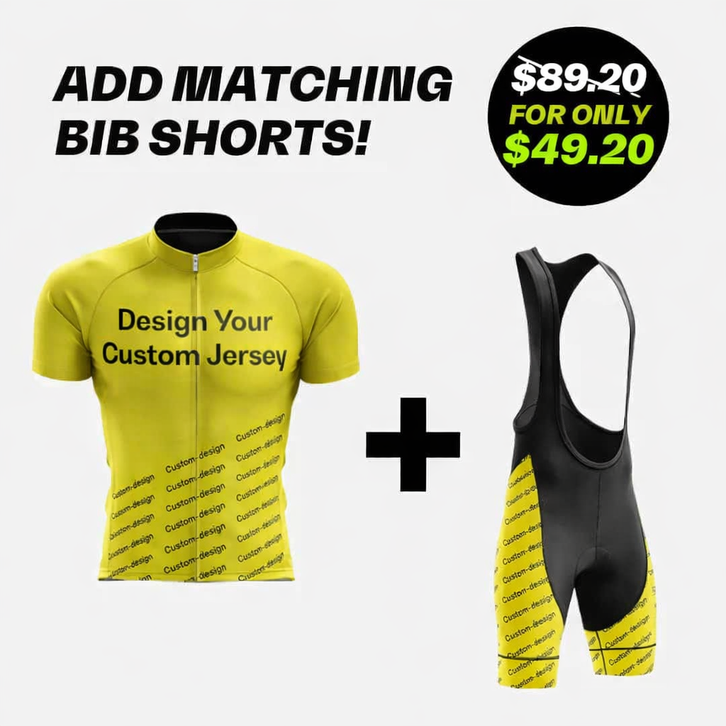 Jersey y baberos de ciclismo personalizado profesional