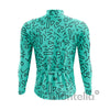 Men's Tile Figures Long Sleeve Cycling Jersey