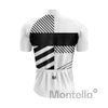 Men's White Black Cycling Jersey