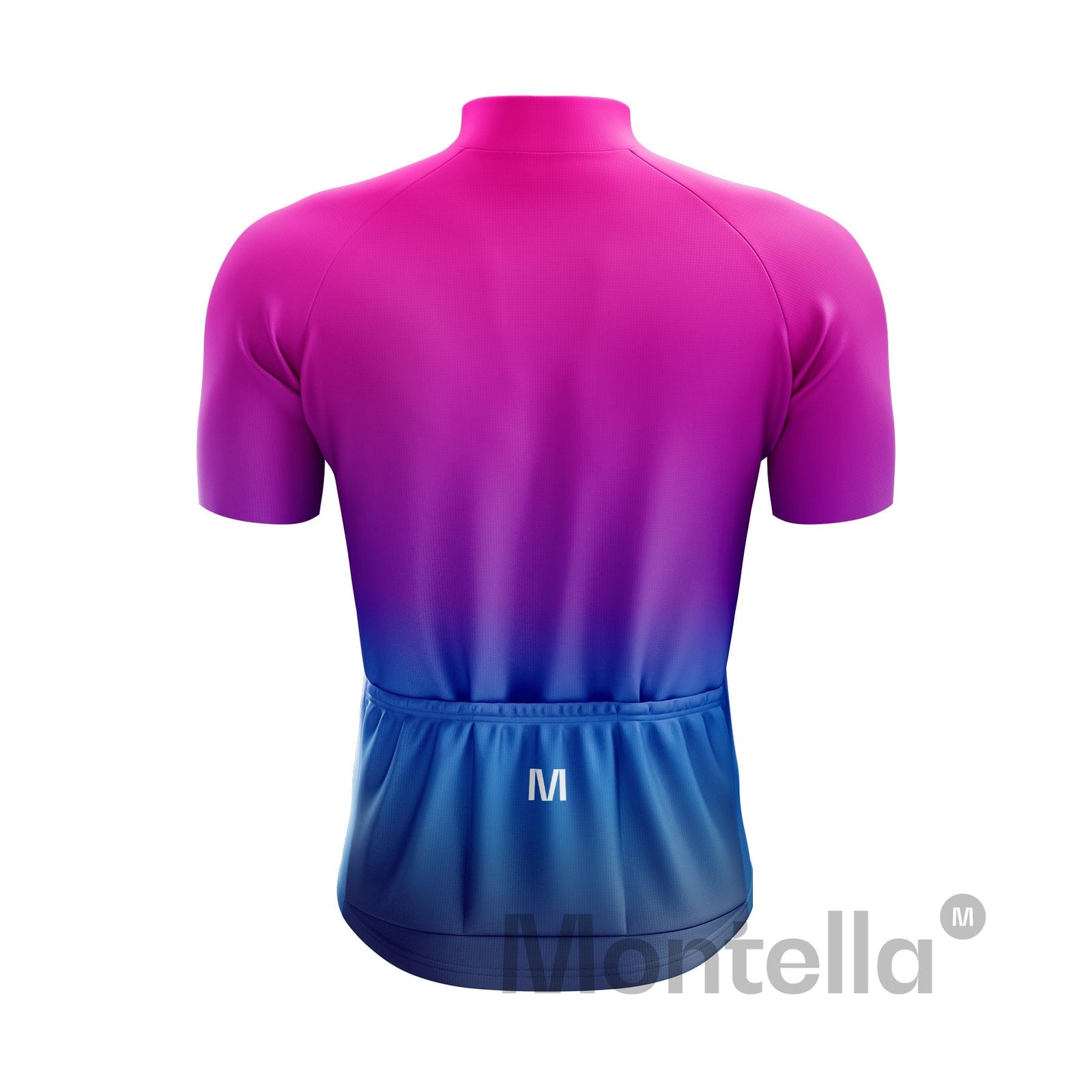 Jersey de ciclismo azul del lado de los hombres