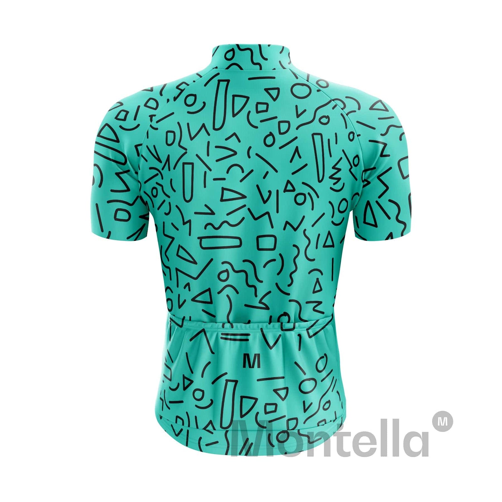 Men's Tile Figures Cycling Jersey