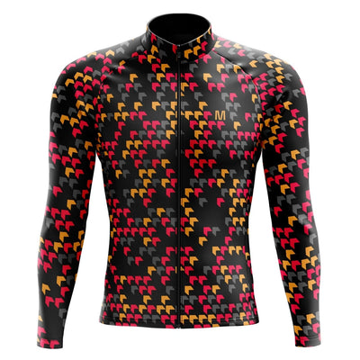 Men's Arrows Long Sleeve Cycling Jersey