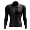 Men's Black Long Sleeve Cycling Jersey