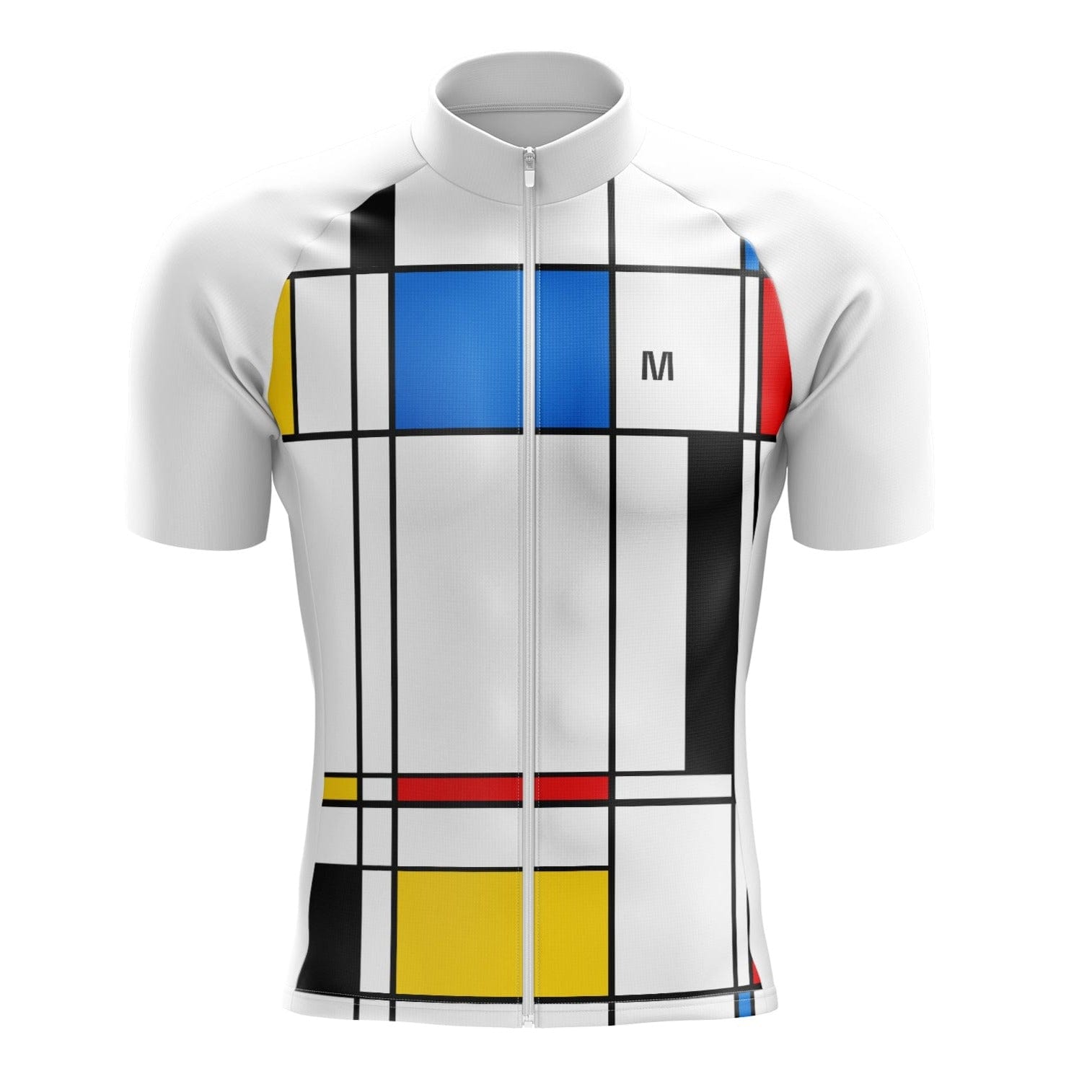 Men's White Cubes Cycling Jersey