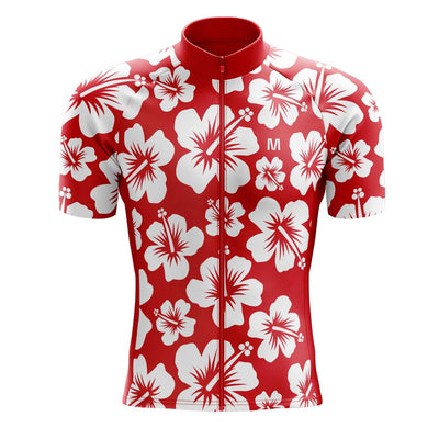 Men's Hibiscus Flower Cycling Jersey