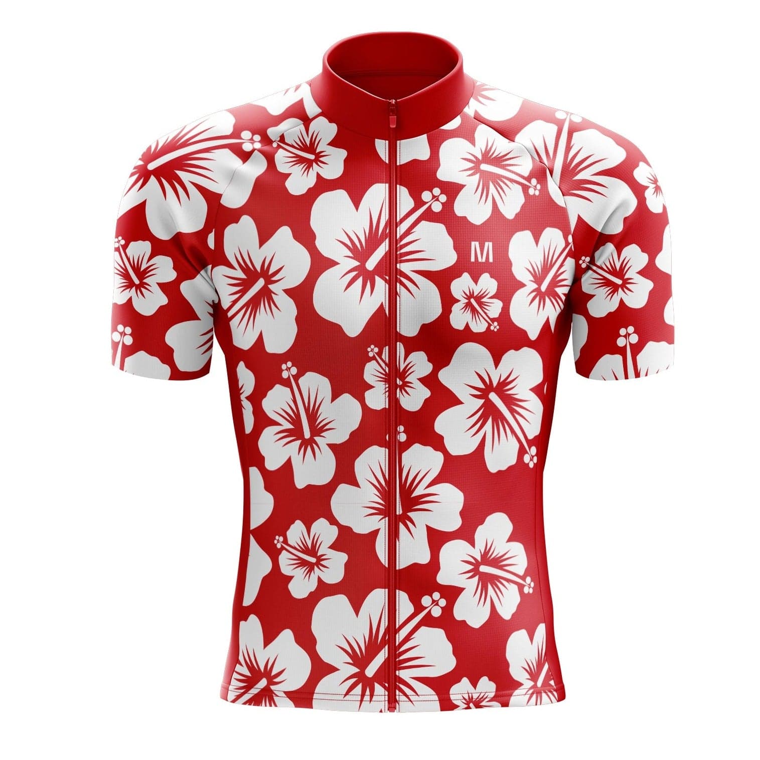 Men's Hibiscus Flower Cycling Jersey