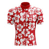 Men's Hibiscus Flower Cycling Jersey