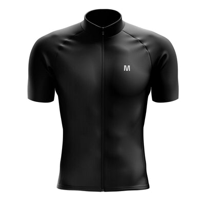 Men's Black Cycling Jersey