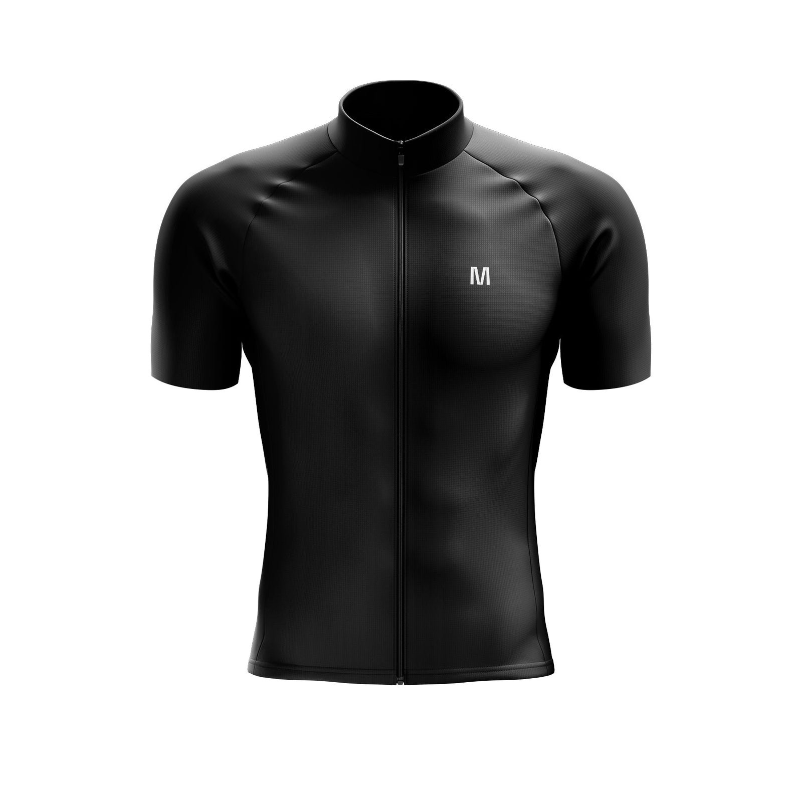 Men's Black Cycling Jersey or Bib Shorts