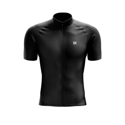 Men's Black Cycling Jersey or Bib Shorts