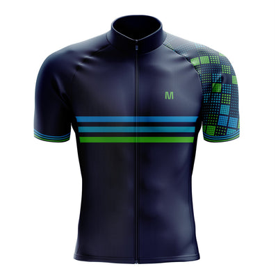 Men's Turbo Blue Cycling Jersey