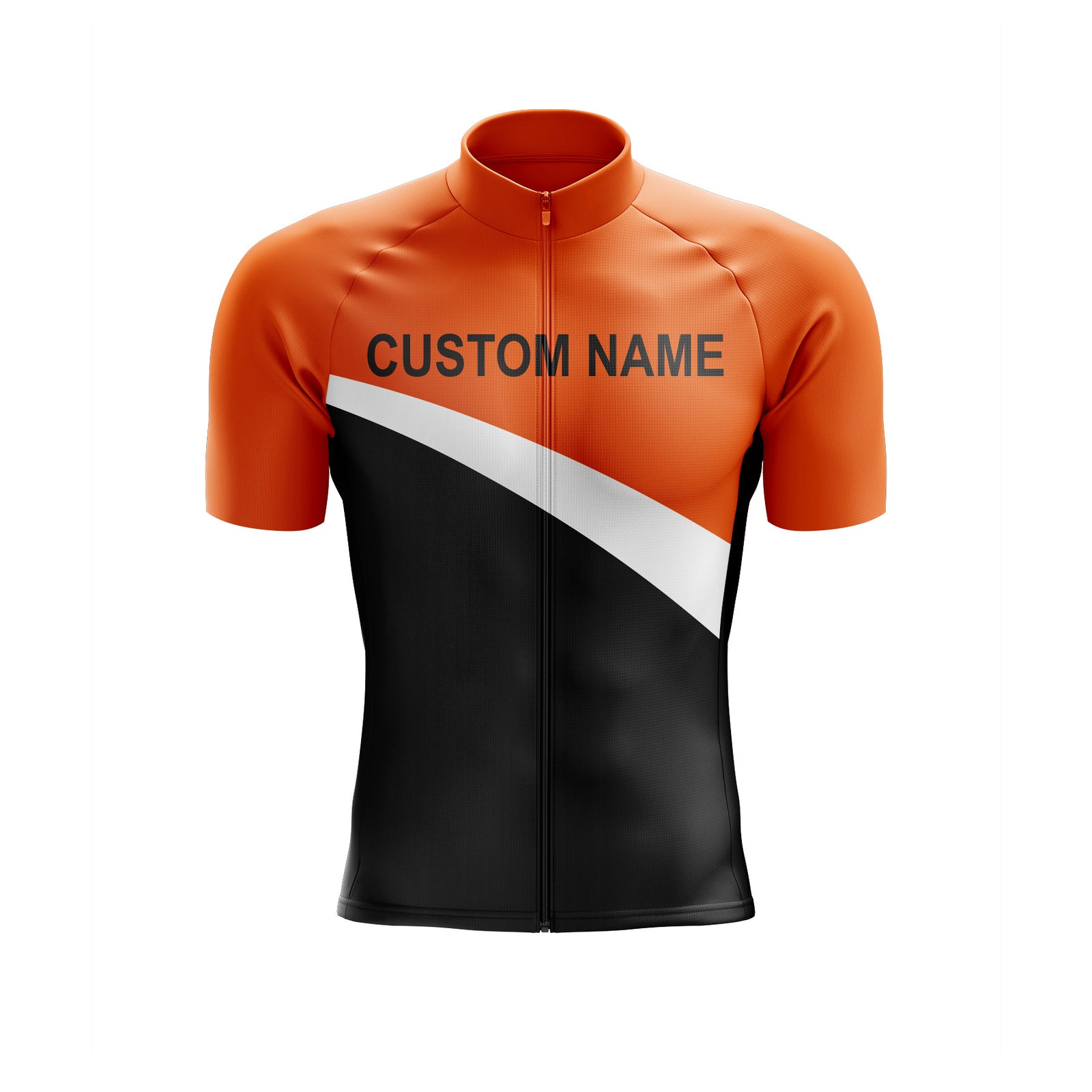 Custom Orange Side Cycling Jersey or Bib Shorts