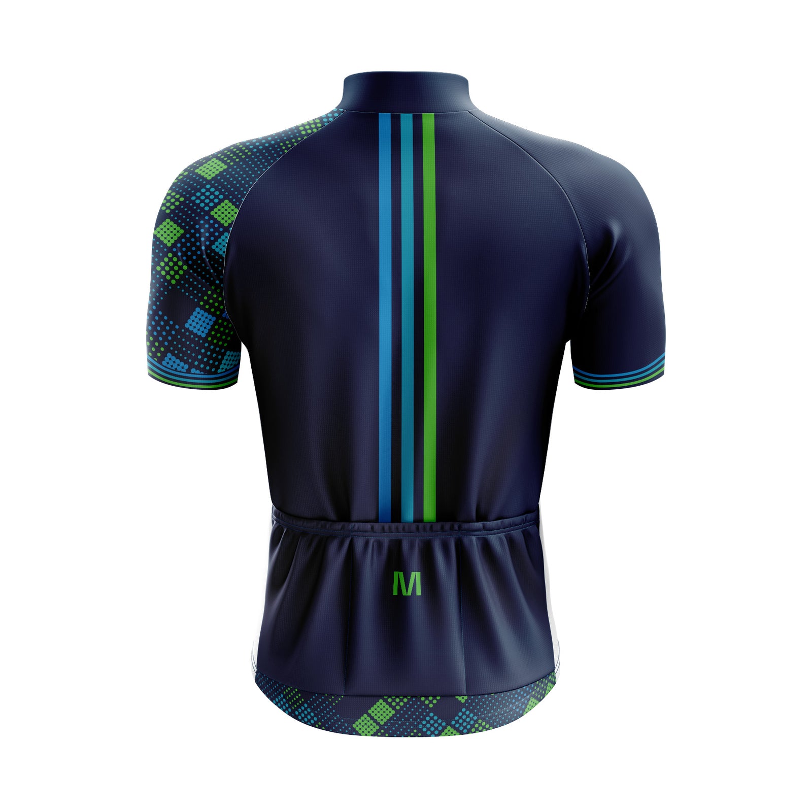 Men's Turbo Blue Cycling Jersey