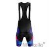 Pantalones cortos de ciclismo de lado azul