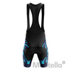 Pantalones cortos de ciclismo de lado azul