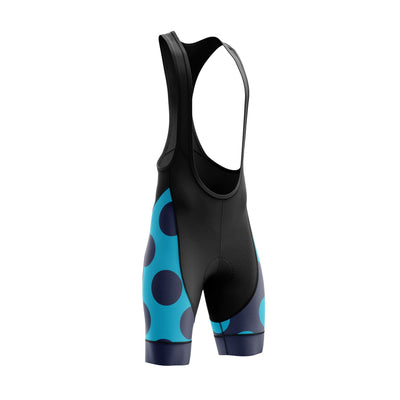 Men's Blue Dots Cycling Jersey or Bib Shorts
