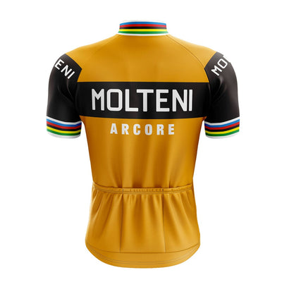 Molteni Orange Retro Cycling Jersey or Bib Shorts