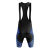 Montella Cycling Bibs Blue Triangles Cycling Bib Shorts