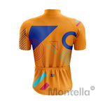 Montella Cycling Men's Orange Tempo Cycling Jersey