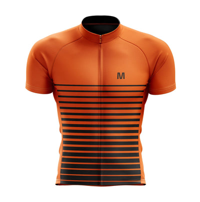 Men's Orange Cycling Jersey