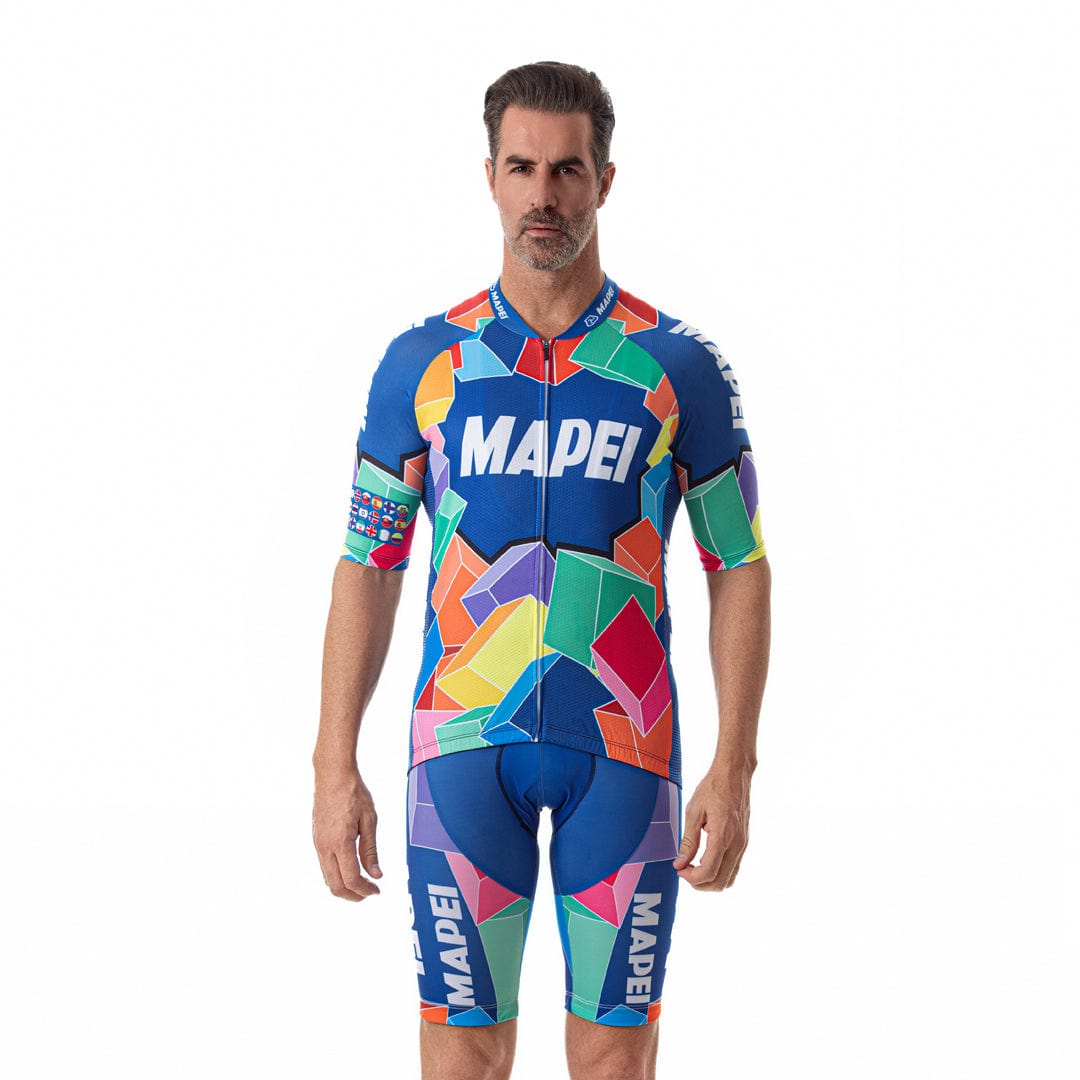 top-cycling-wear Cycling Kit Jersey Only / XS Men's Retro Team Mapei Cycling Kit