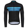 Black Classy Thermal Fleece Cycling Jersey
