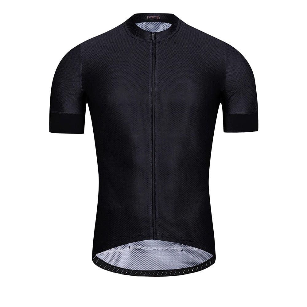 Black Color Intense Cycling Jersey