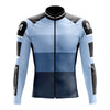 Blue Race Men's Long Sleeve Cycling Jersey