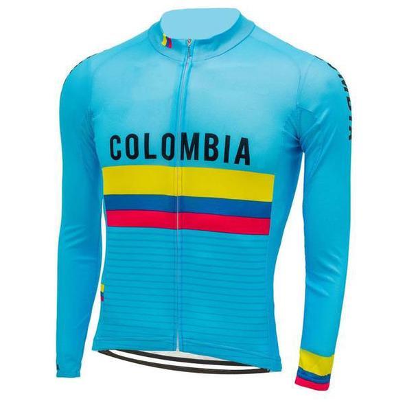 Colombia Long Sleeve Cycling Jersey