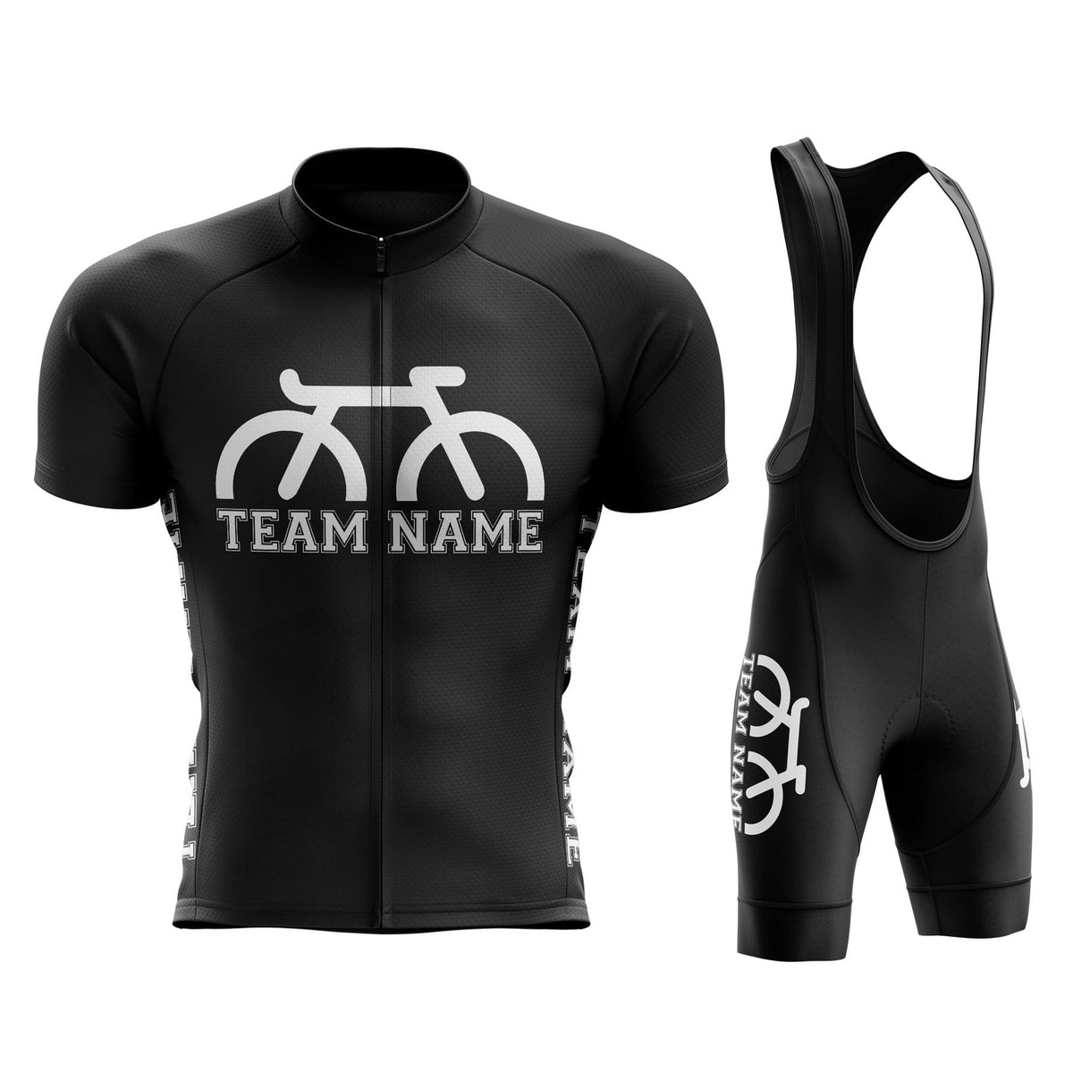 Custom Infinity Cycling Team Jersey and Bib Shorts