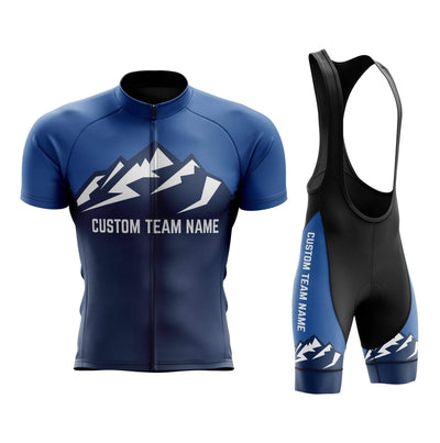 Custom Mountains Cycling Team Jersey and Bib Shorts