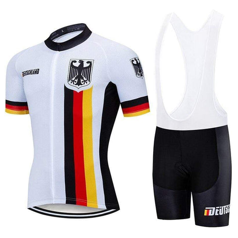 fahrradbekleidung deutschland Germany National Men's Cycling Jersey or Bib Shorts