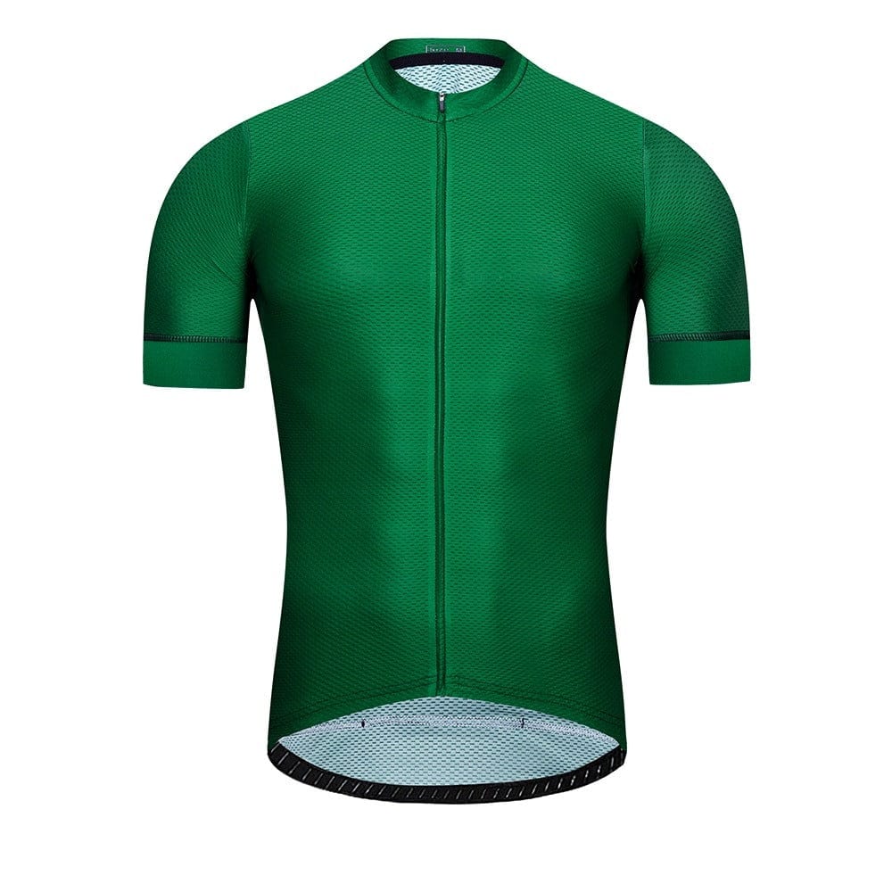 Green Color Intense Cycling Jersey