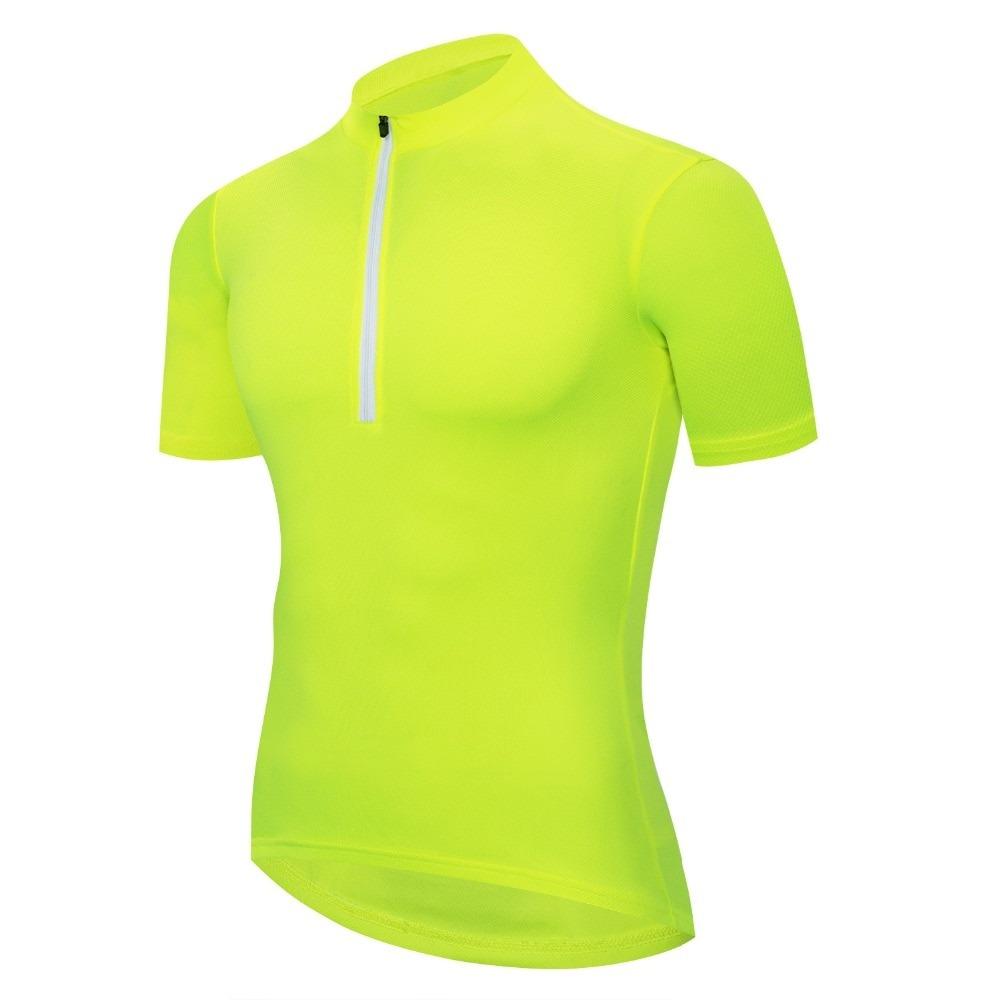 Hi Vis Half Zipper Cycling Jersey