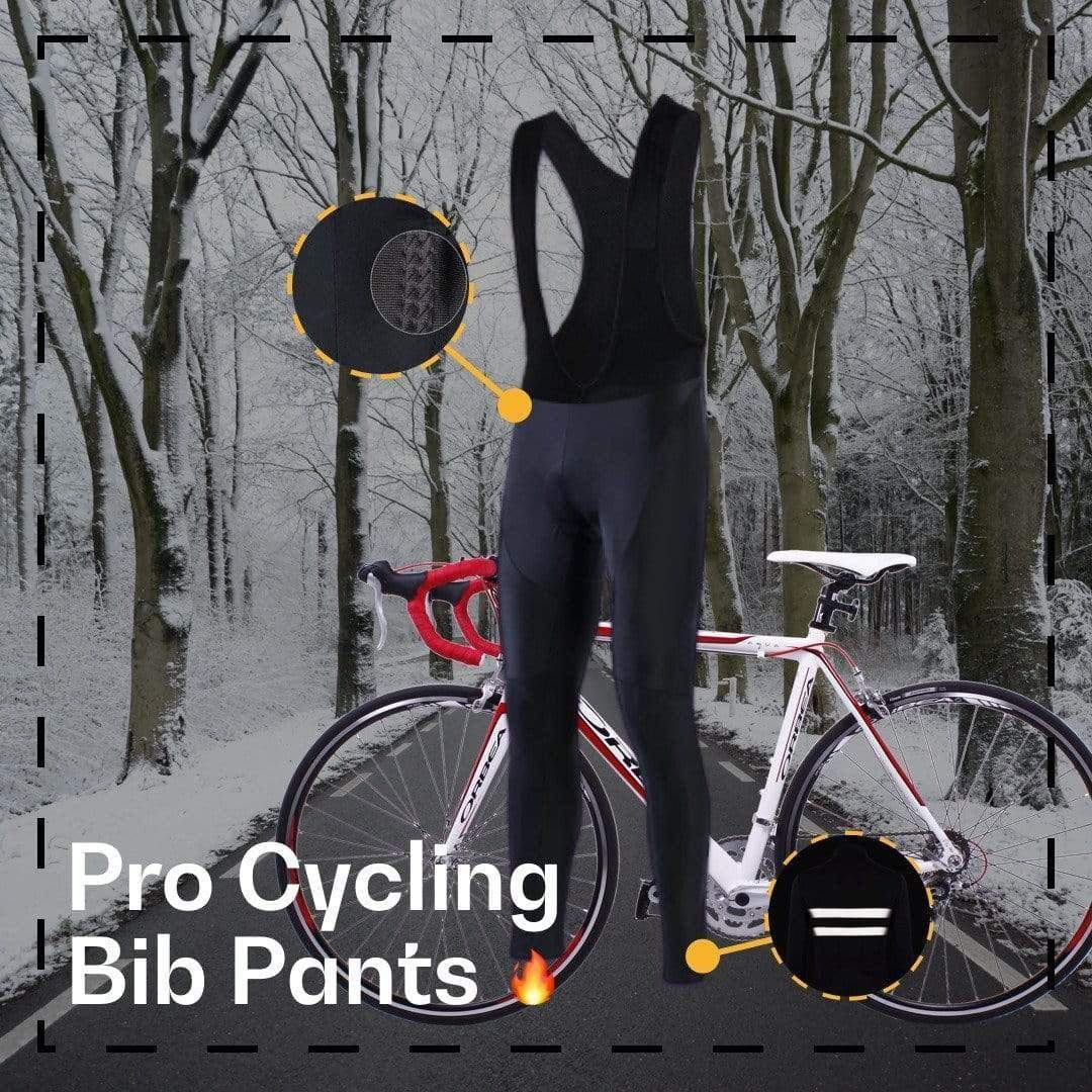 Insulated winter bike pants men
