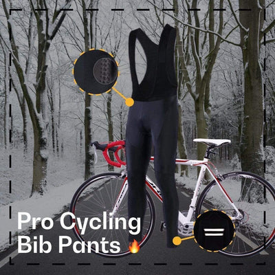 Insulated winter bike pants men