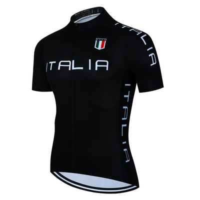 Italian Black Cycling Jersey