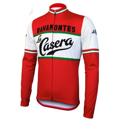 La Casera Retro Long Sleeve Cycling Jersey
