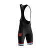Men's Amsterdam Black Cycling Bib Shorts